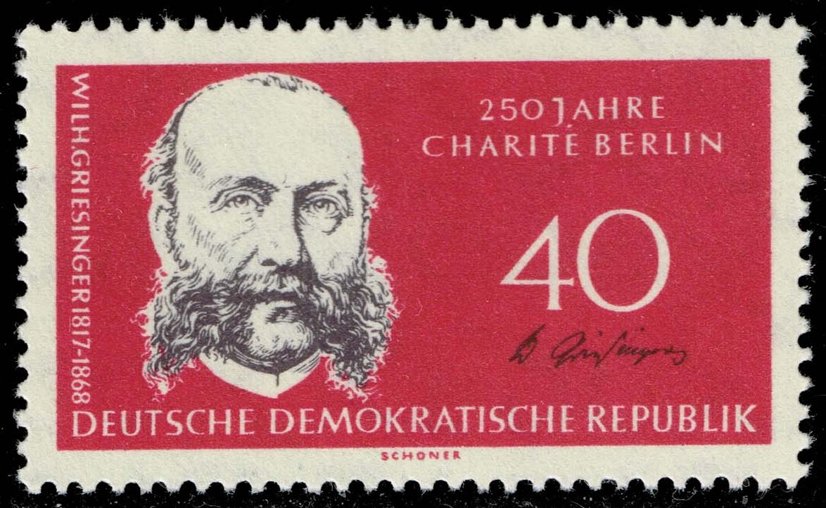 Germany DDR #524 Wilhelm Griesinger; MNH