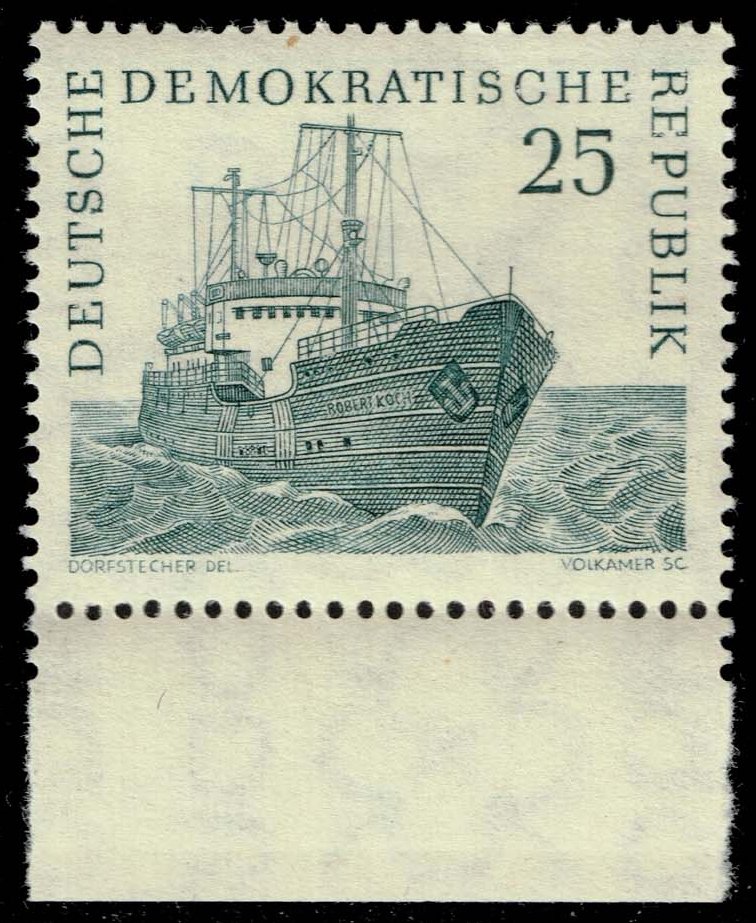 Germany DDR #547 S.S. Robert Koch; MNH