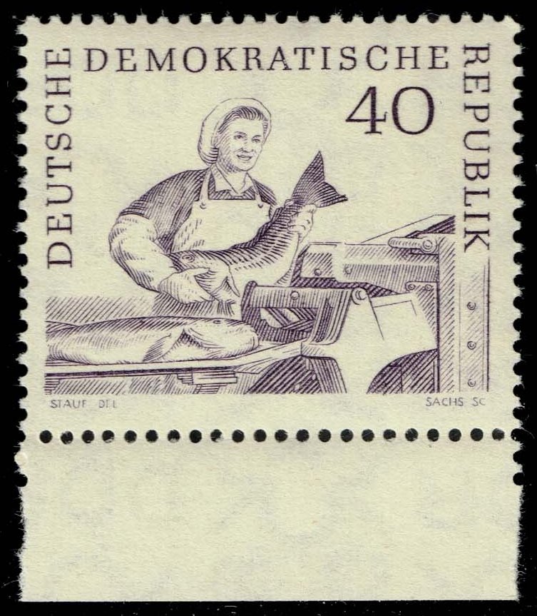 Germany DDR #548 Cannery Worker; MNH