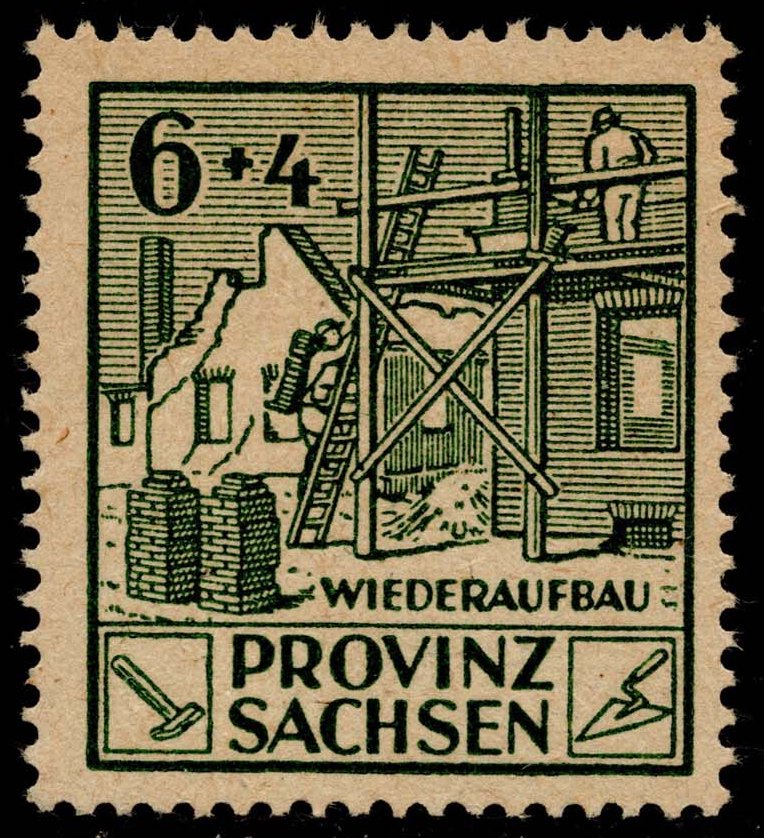 Germany DDR #13NB1 Reconstruction; MNH