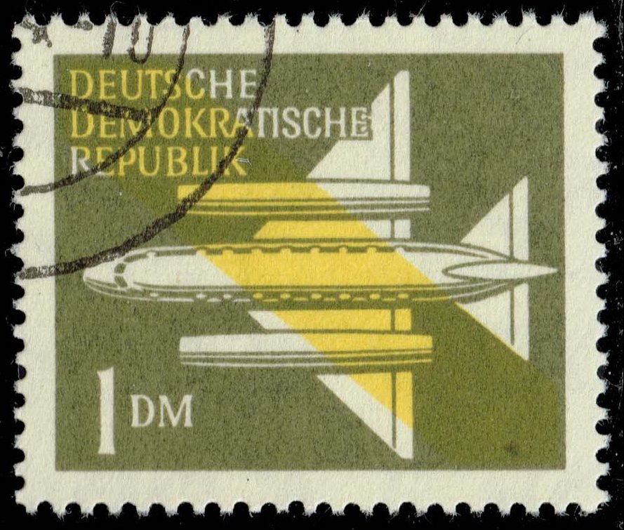 Germany DDR #C5 Stylized Plane; CTO - Click Image to Close