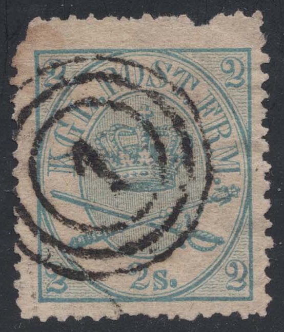 Denmark #11 Royal Emblems; Used