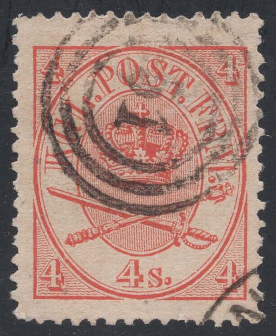 Denmark #13 Royal Emblems; Used