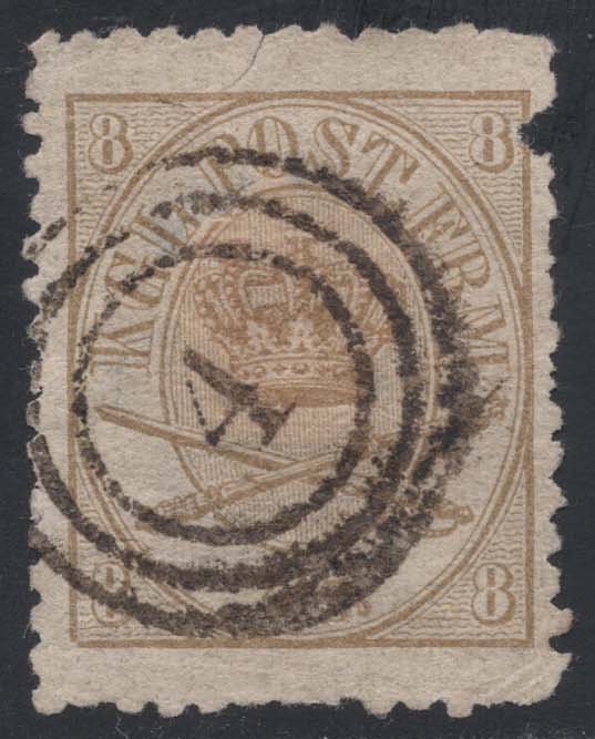 Denmark #14 Royal Emblems; Used