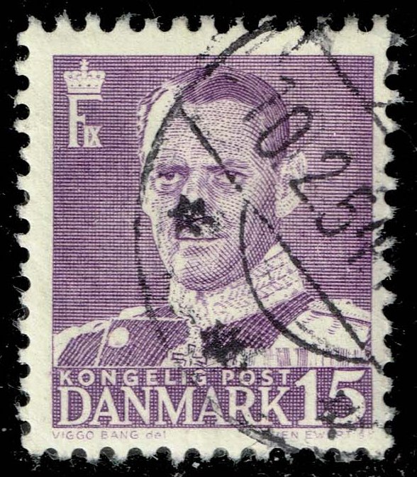 Denmark #319 King Frederik IX; Used