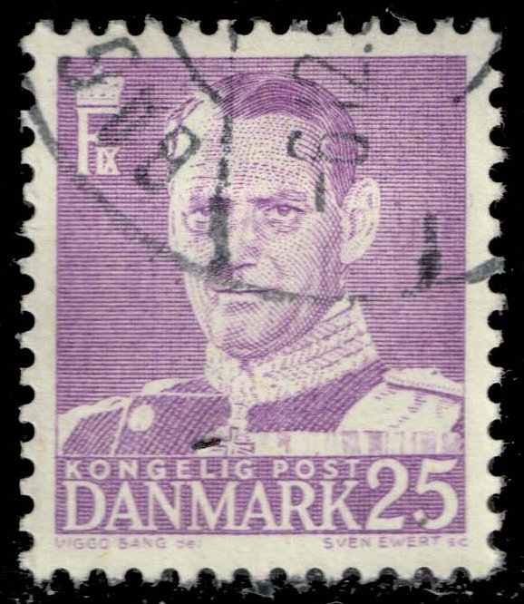 Denmark #354 King Frederik IX; Used