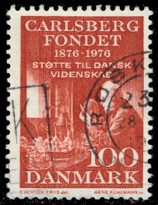 Denmark #592 Emil Hansen; Used - Click Image to Close