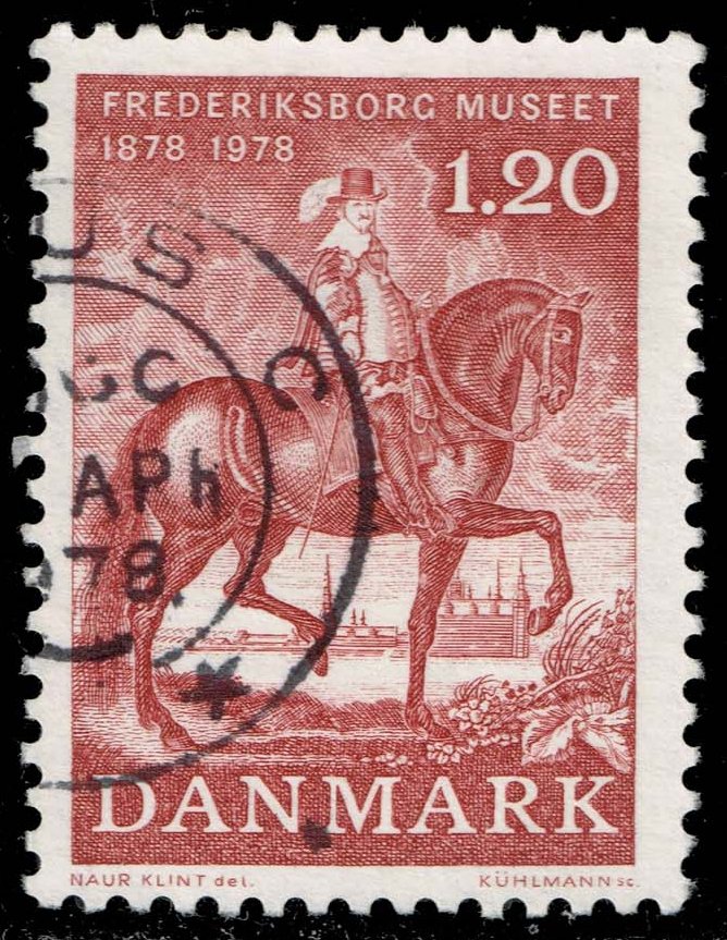 Denmark #612 Christian IV; Used - Click Image to Close