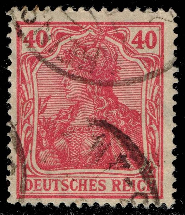 Germany #124 Germania; Used