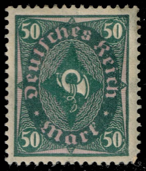 Germany #184 Post Horn; Unused - Click Image to Close