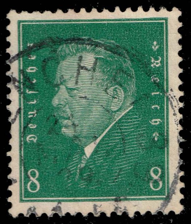 Germany #370 Pres. Friedrich Ebert; Used - Click Image to Close
