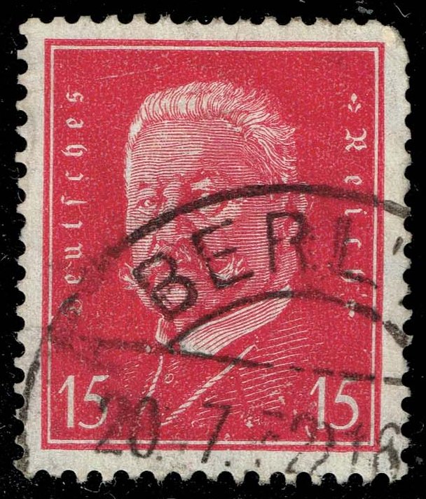 Germany #374 Paul von Hindenburg; Used