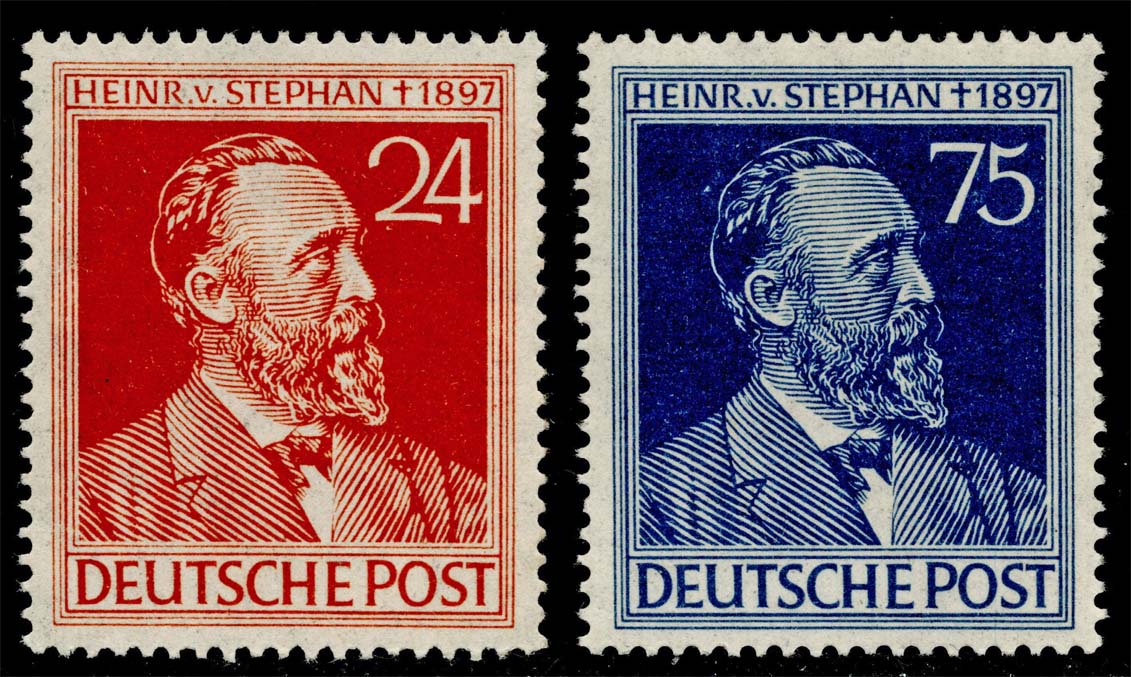 Germany #578-579 Heinrich von Stephan Set of 2; MNH