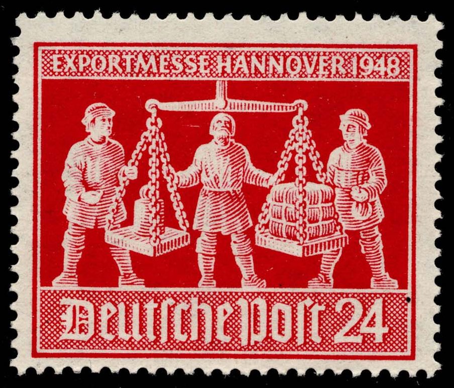 Germany #584 Weighing Goods for Export; MNH