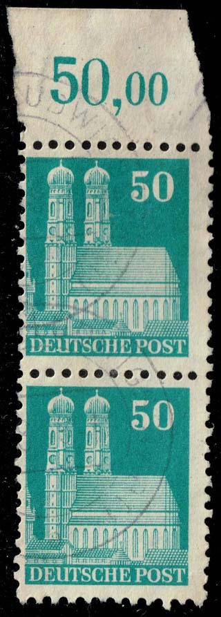 Germany #653 Our Lady's Church Pair; Used