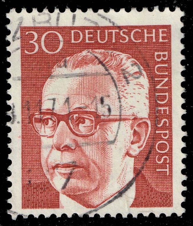 Germany #1031 Gustav Heinemann; Used - Click Image to Close