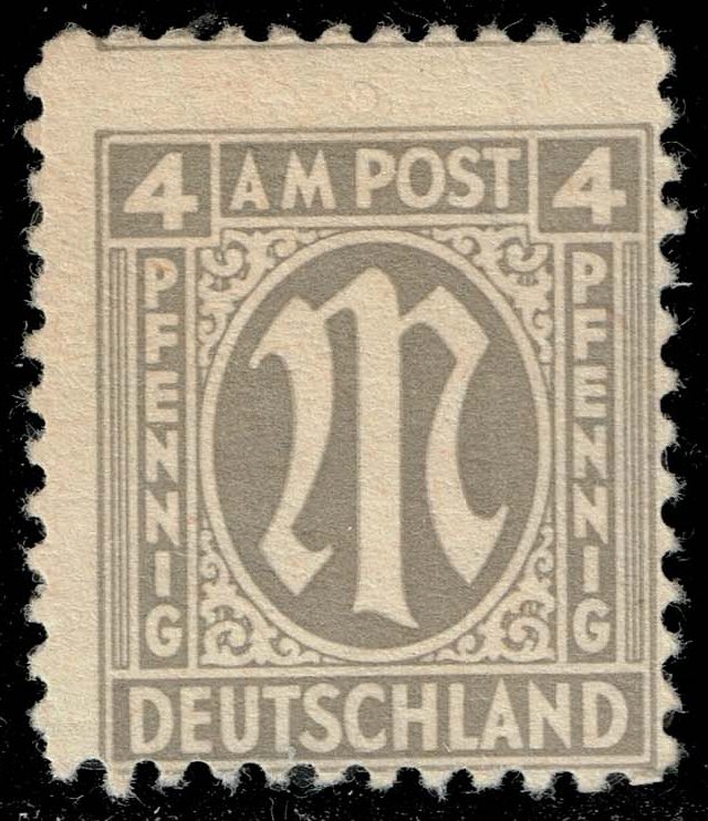 Germany #3N3 A.M.G. Issue; Unused