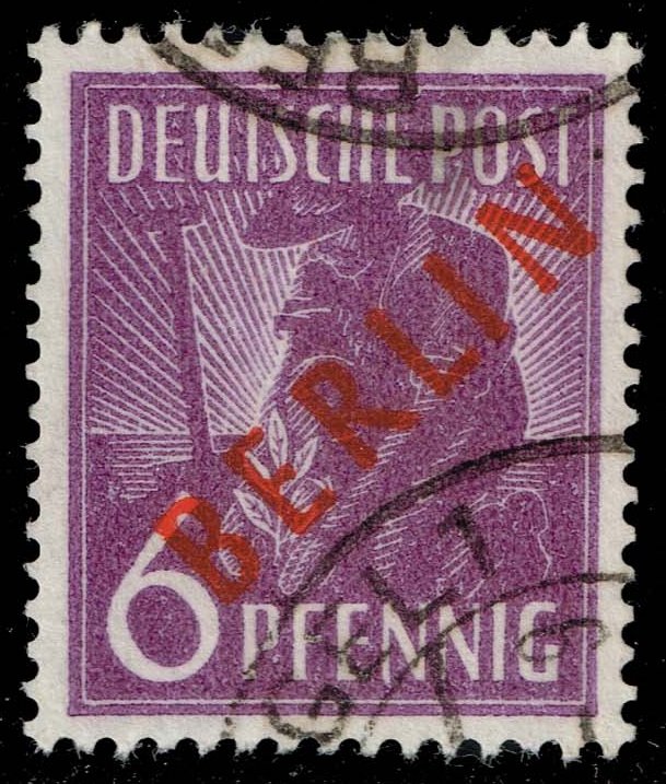 Germany #9N22 Planting Olive; Used - Click Image to Close