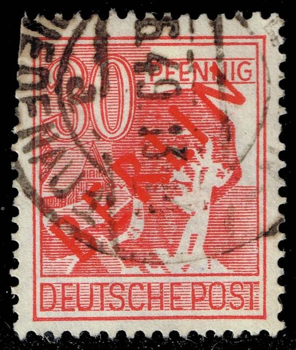 Germany #9N28 Laborer; Used - Click Image to Close