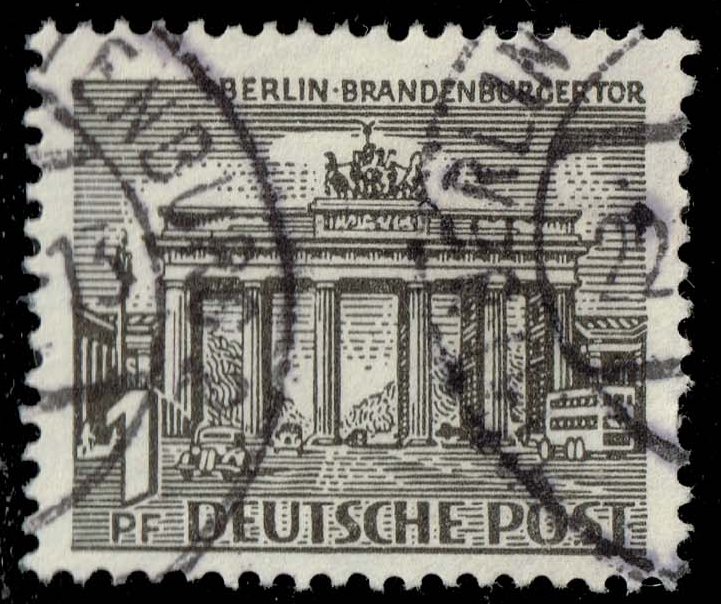 Germany #9N42 Brandenburg Gate; Used - Click Image to Close