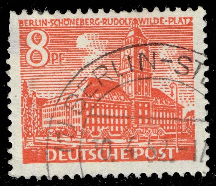 Germany #9N46 Schoeneberg Rudolf Wilde Square; Used - Click Image to Close