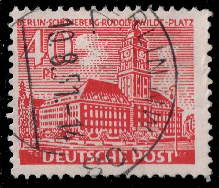 Germany #9N52 Schoeneberg Rudolf Wilde Square; Used - Click Image to Close