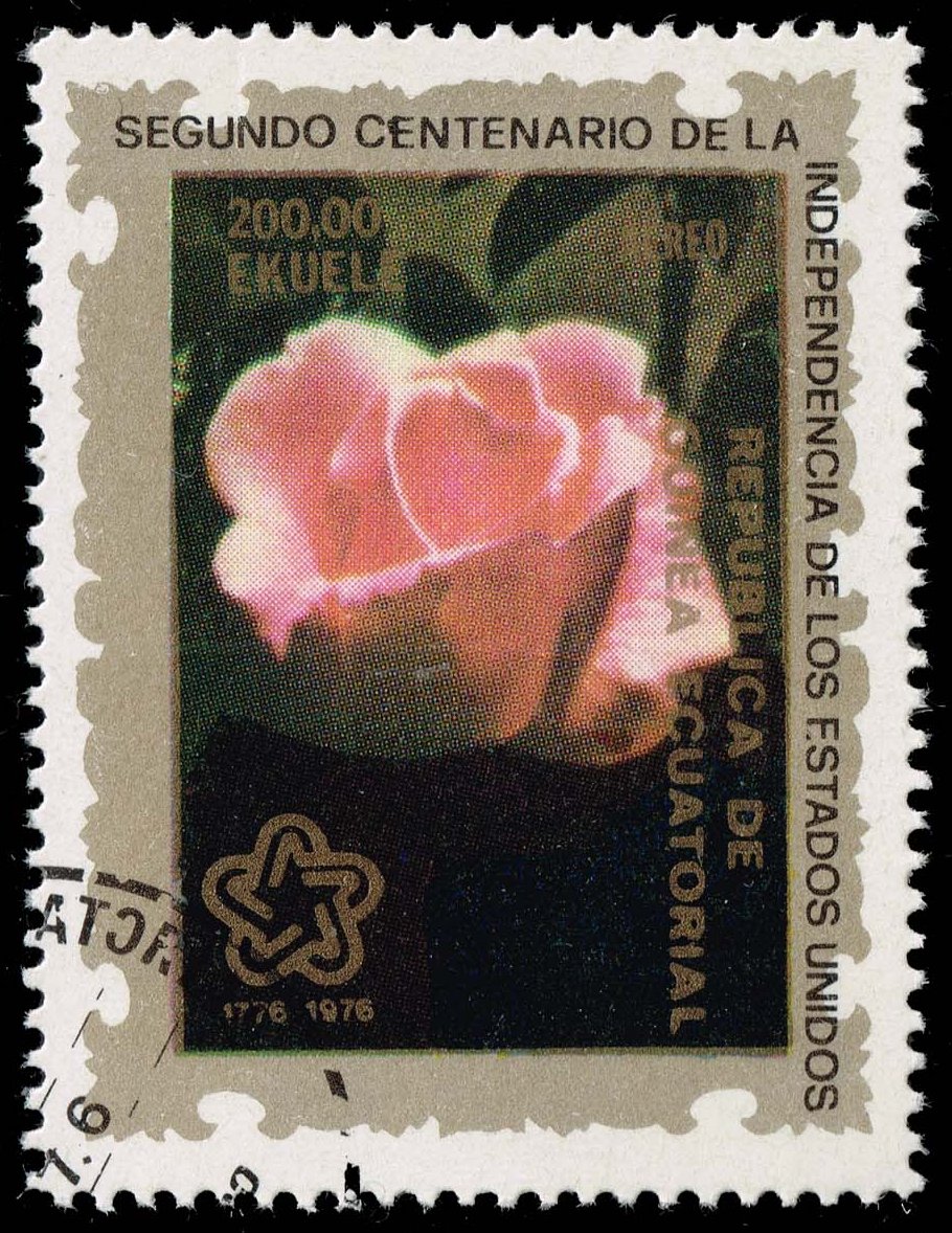 Equatorial Guinea Mi#858 Rose; CTO