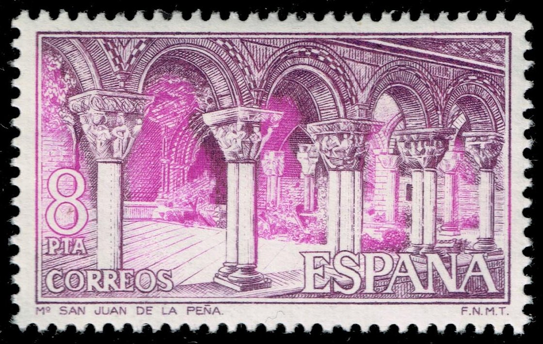 Spain #1923 Monastery Courtyard; MNH - Click Image to Close