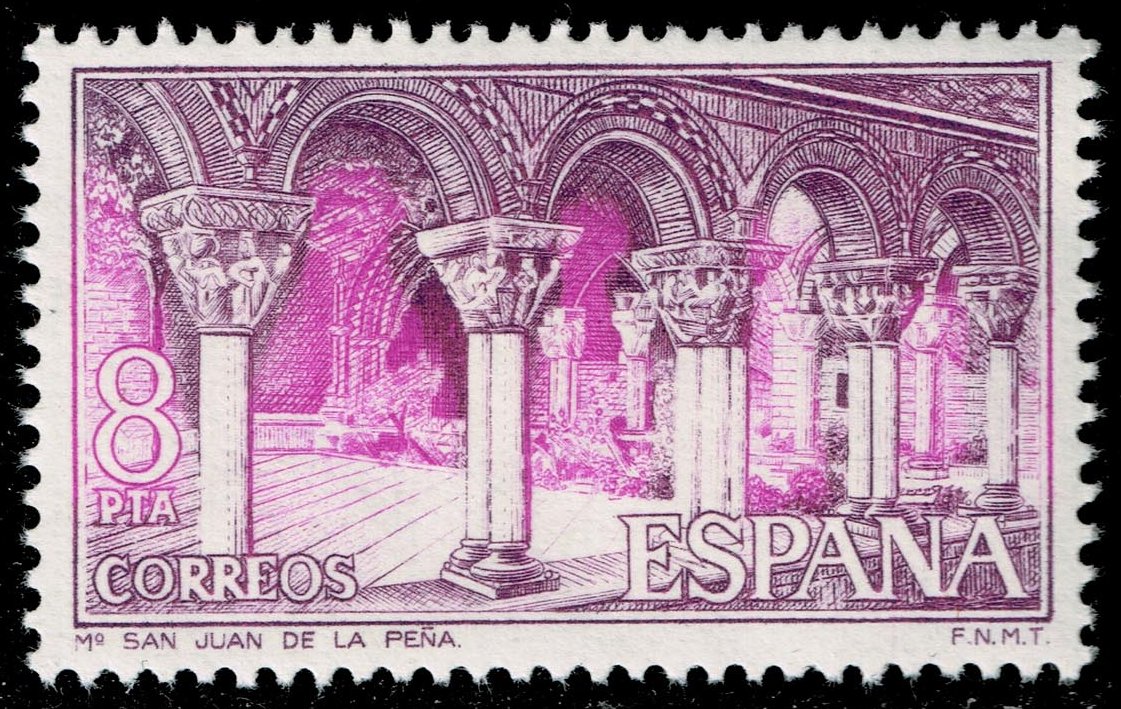 Spain #1923 Monastery Courtyard; MNH - Click Image to Close