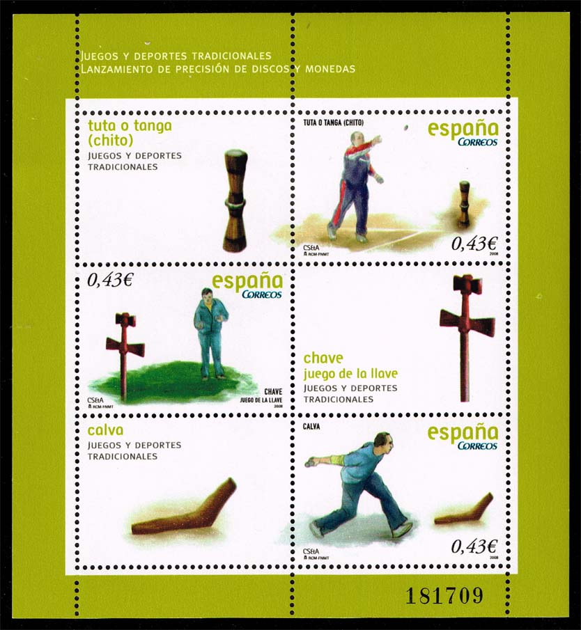 Spain Mi #BL177 Souvenir Sheet of 3; MNH