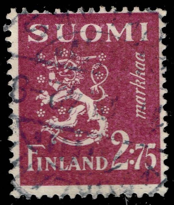 Finland #174B Coat of Arms; Used - Click Image to Close