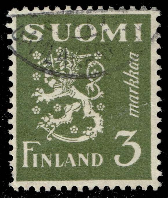 Finland #175 Coat of Arms; Used - Click Image to Close