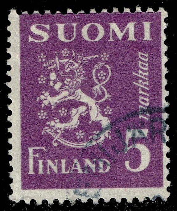 Finland #176E Coat of Arms; Used - Click Image to Close