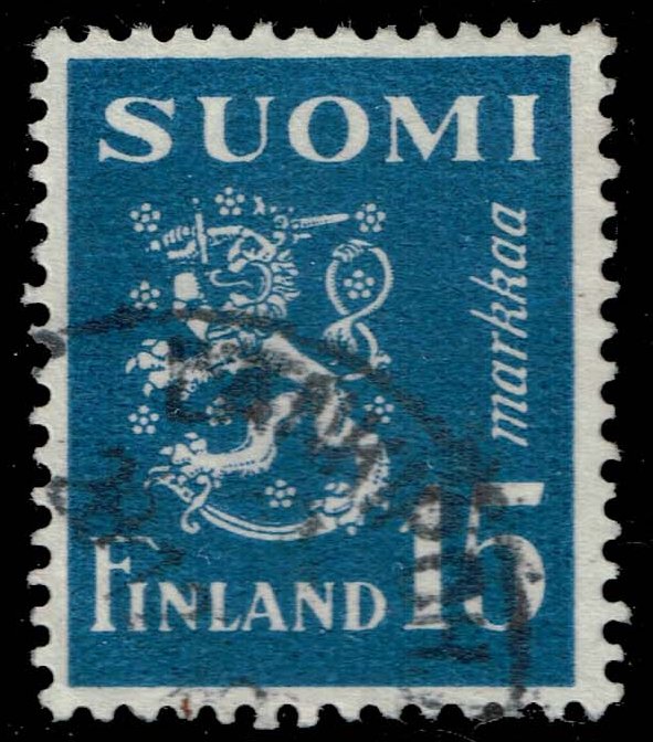 Finland #273 Coat of Arms; Used - Click Image to Close