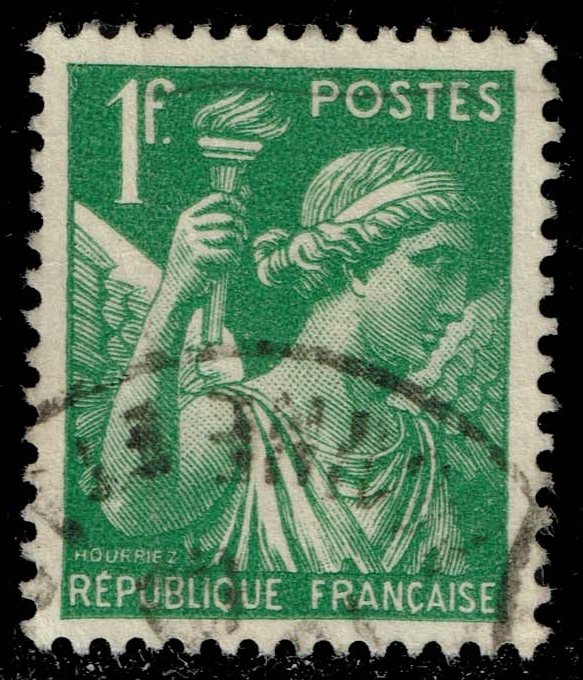 France #377 Iris; Used - Click Image to Close