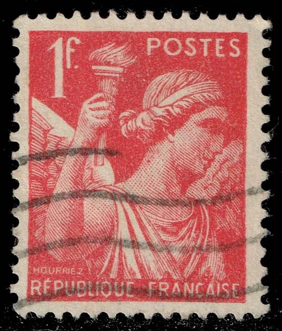 France #378 Iris; Used - Click Image to Close