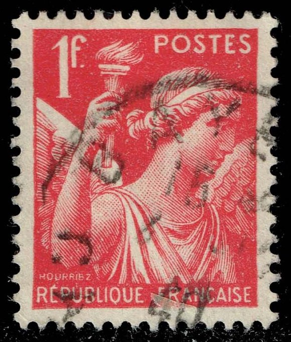 France #378 Iris; Used - Click Image to Close