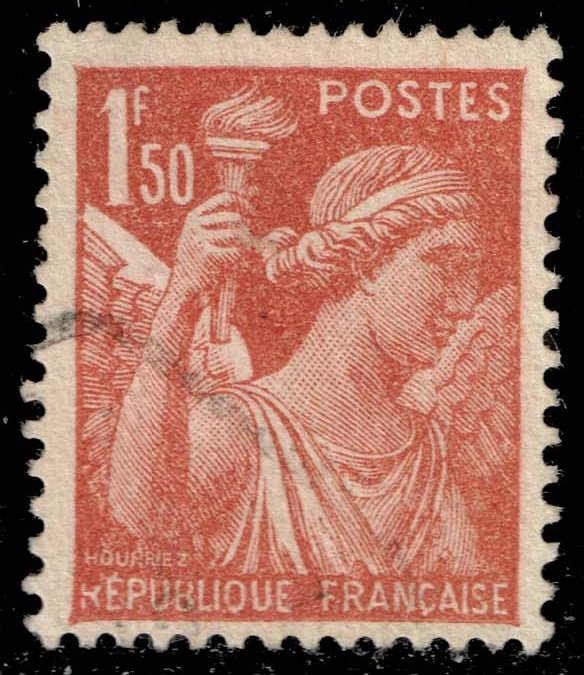 France #382 Iris; Used - Click Image to Close