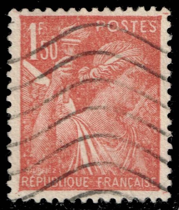 France #382 Iris; Used - Click Image to Close