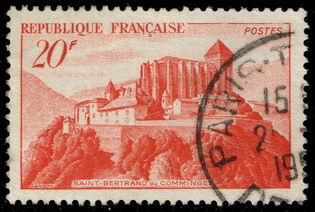 France #630 St. Bertrand Abbey; Used - Click Image to Close