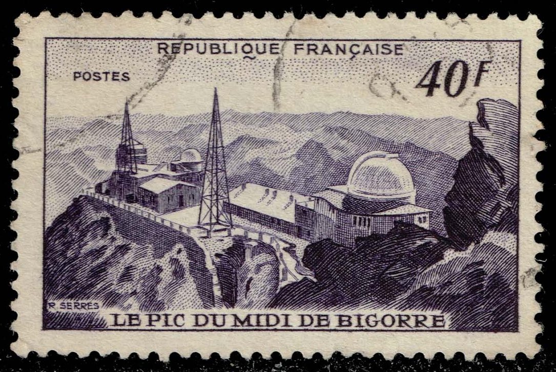 France #673 Observatory at Pic du Midi; Used - Click Image to Close