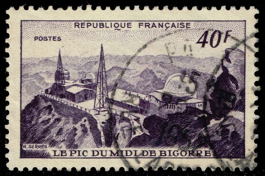 France #673 Observatory at Pic du Midi; Used - Click Image to Close