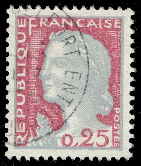 France #968 Marianne; Used - Click Image to Close