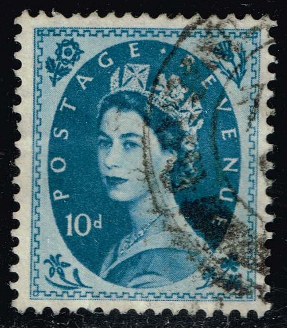 Great Britain #329 Queen Elizabeth II; Used