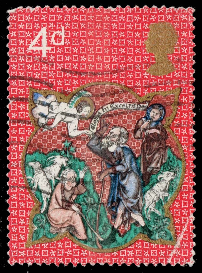 Great Britain #645 Angel and Shepherds; Used - Click Image to Close