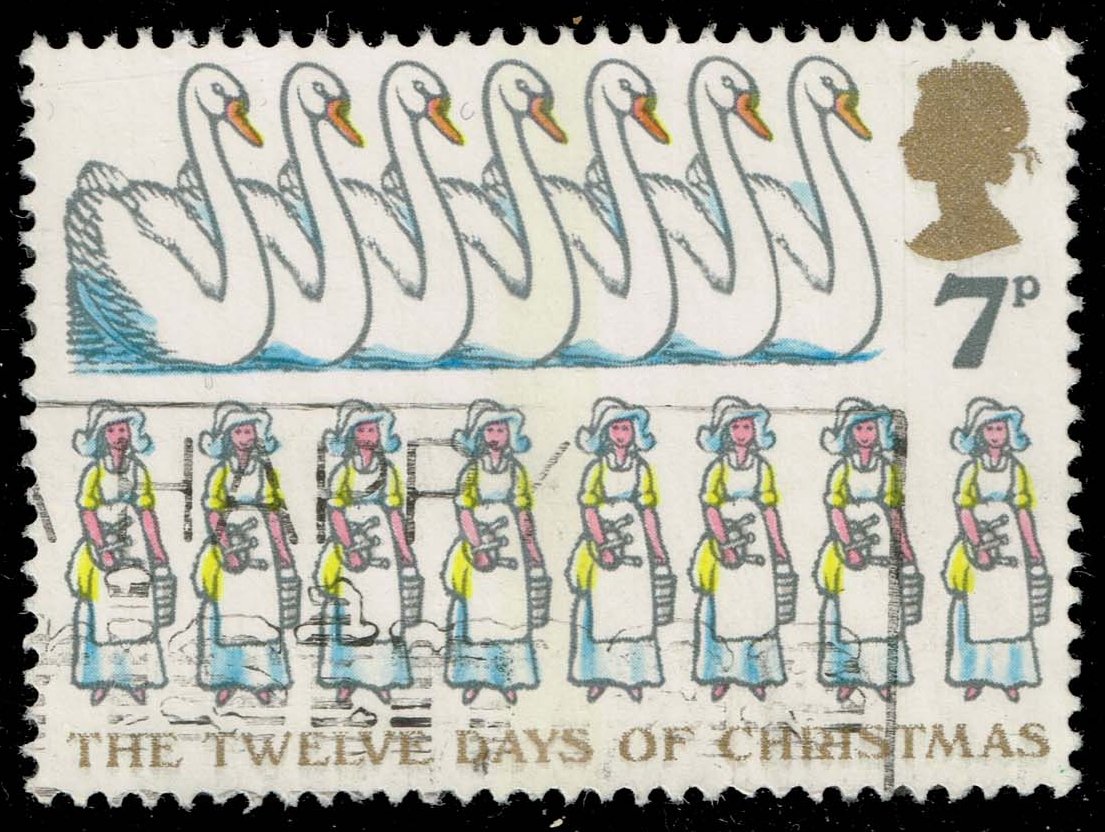 Great Britain #823 Twelve Days of Christmas; Used