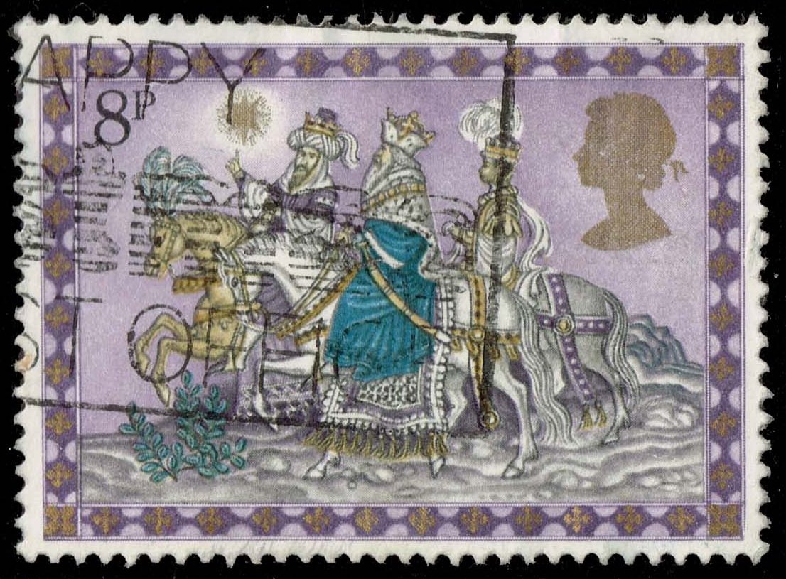 Great Britain #879 Three Kings Following Star; Used