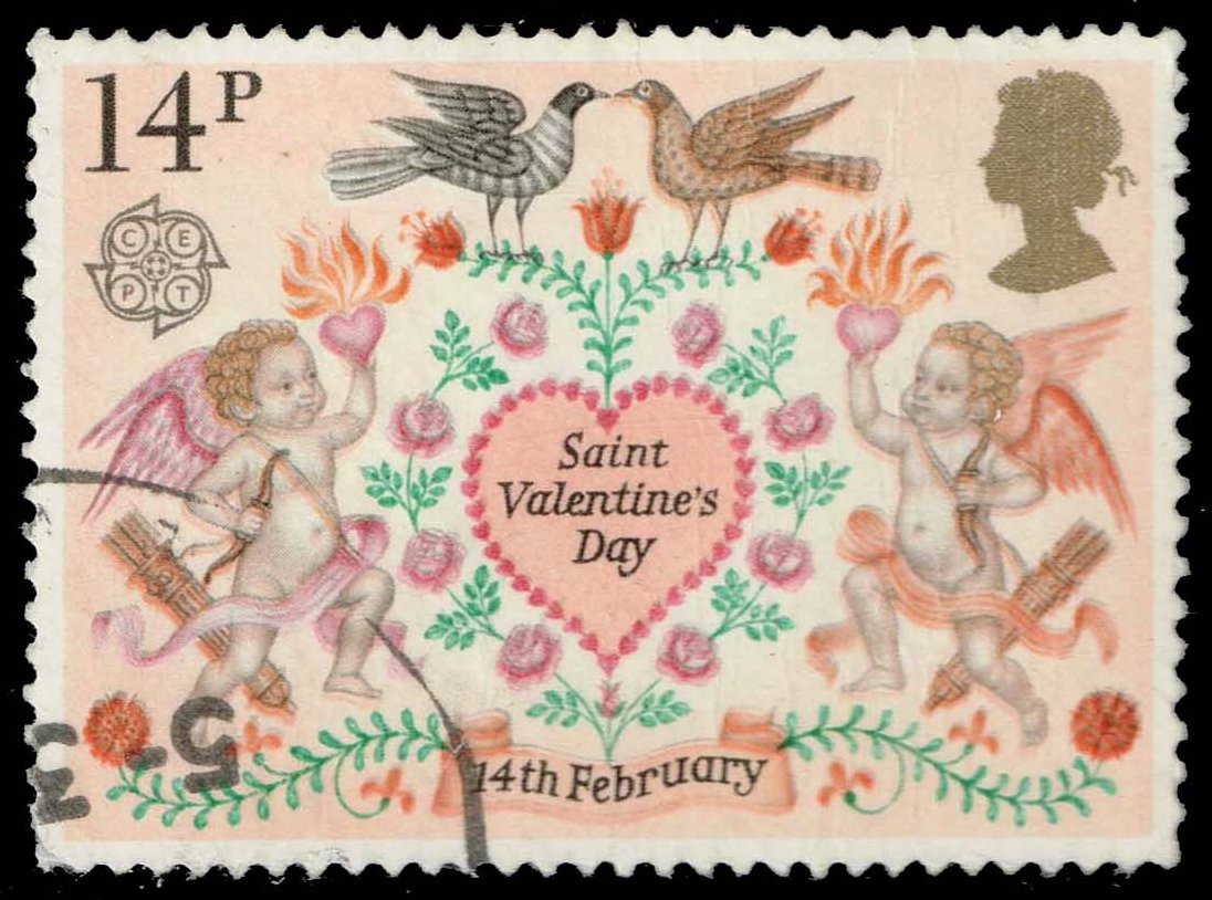 Great Britain #933 Valentine's Day; Used