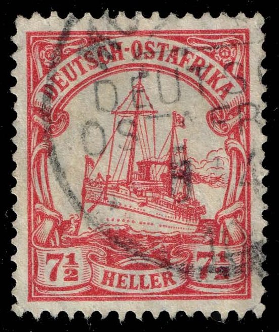 German East Africa #33 Yacht Hohenzollern; Used