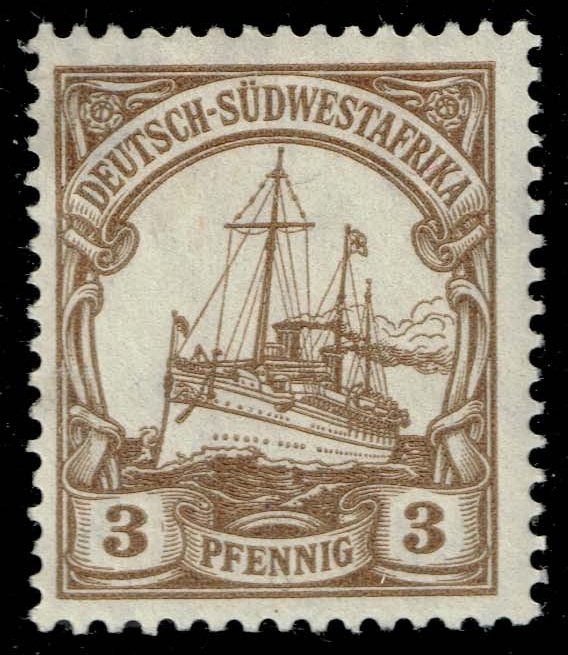 German SW Africa #26 Yacht Hohenzollern; Unused - Click Image to Close